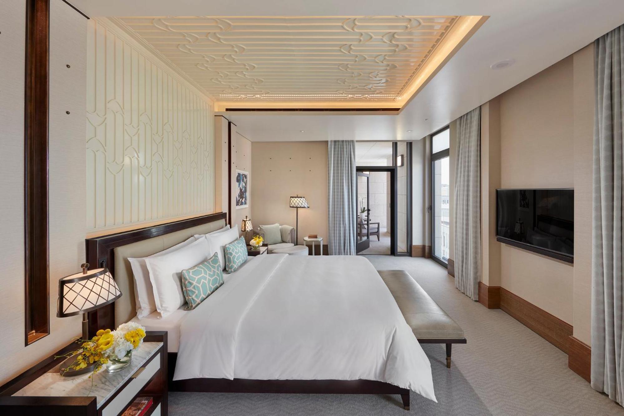 Mandarin Oriental, Doha Hotel Luaran gambar A bedroom at the hotel
