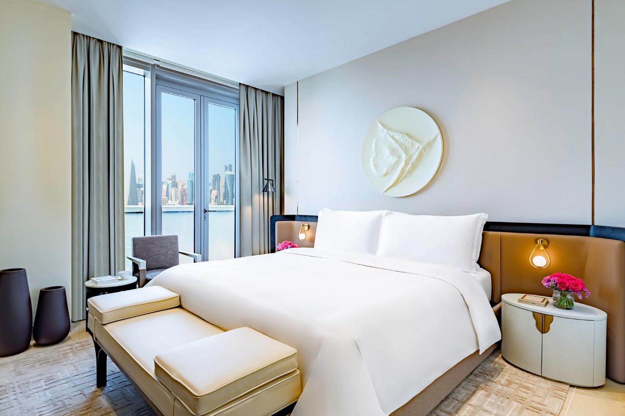 Mandarin Oriental, Doha Hotel Luaran gambar A bedroom at the hotel