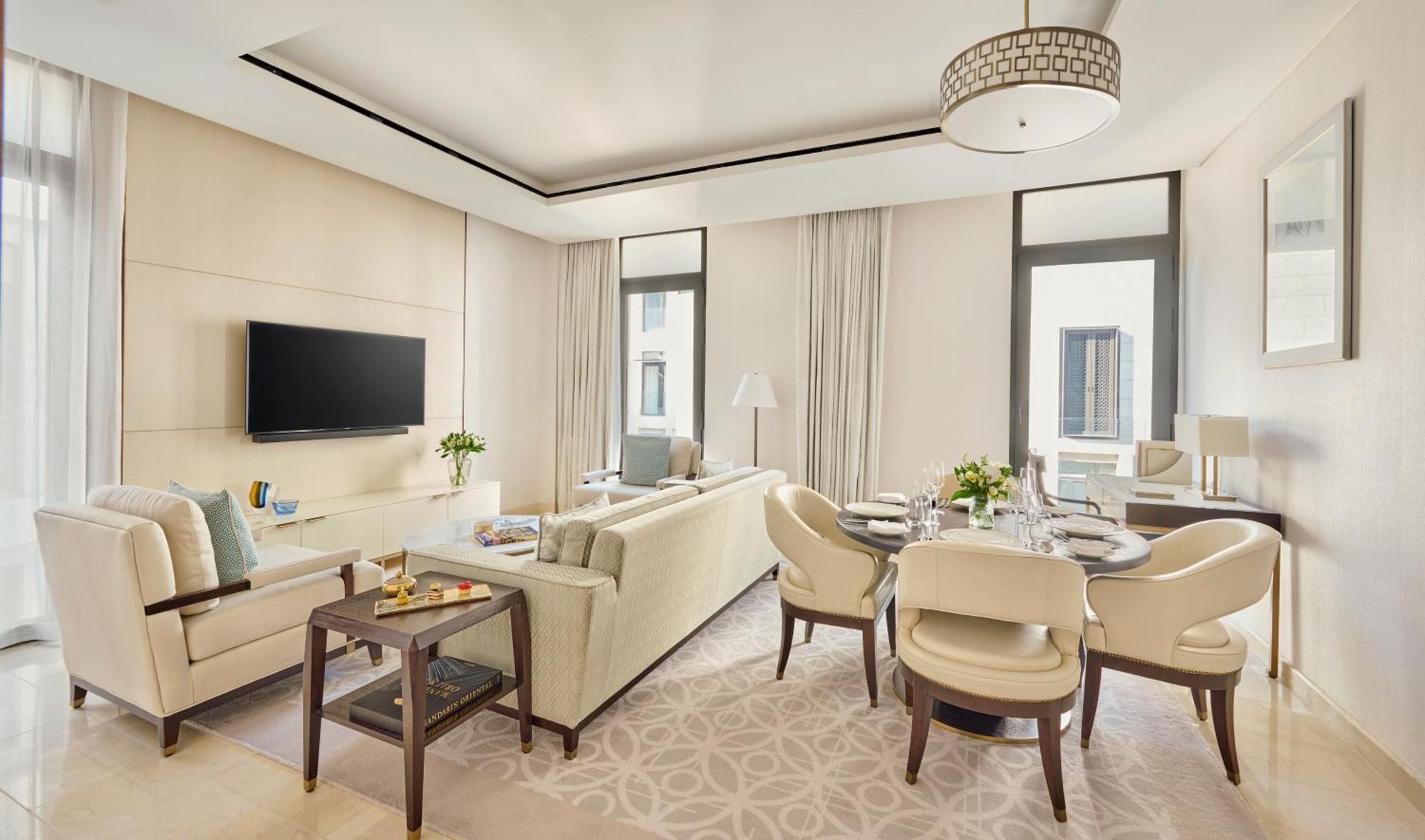 Mandarin Oriental, Doha Hotel Luaran gambar A suite at the hotel