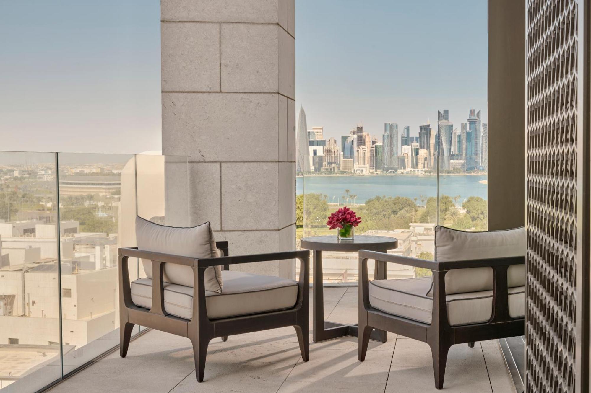 Mandarin Oriental, Doha Hotel Luaran gambar View from the hotel